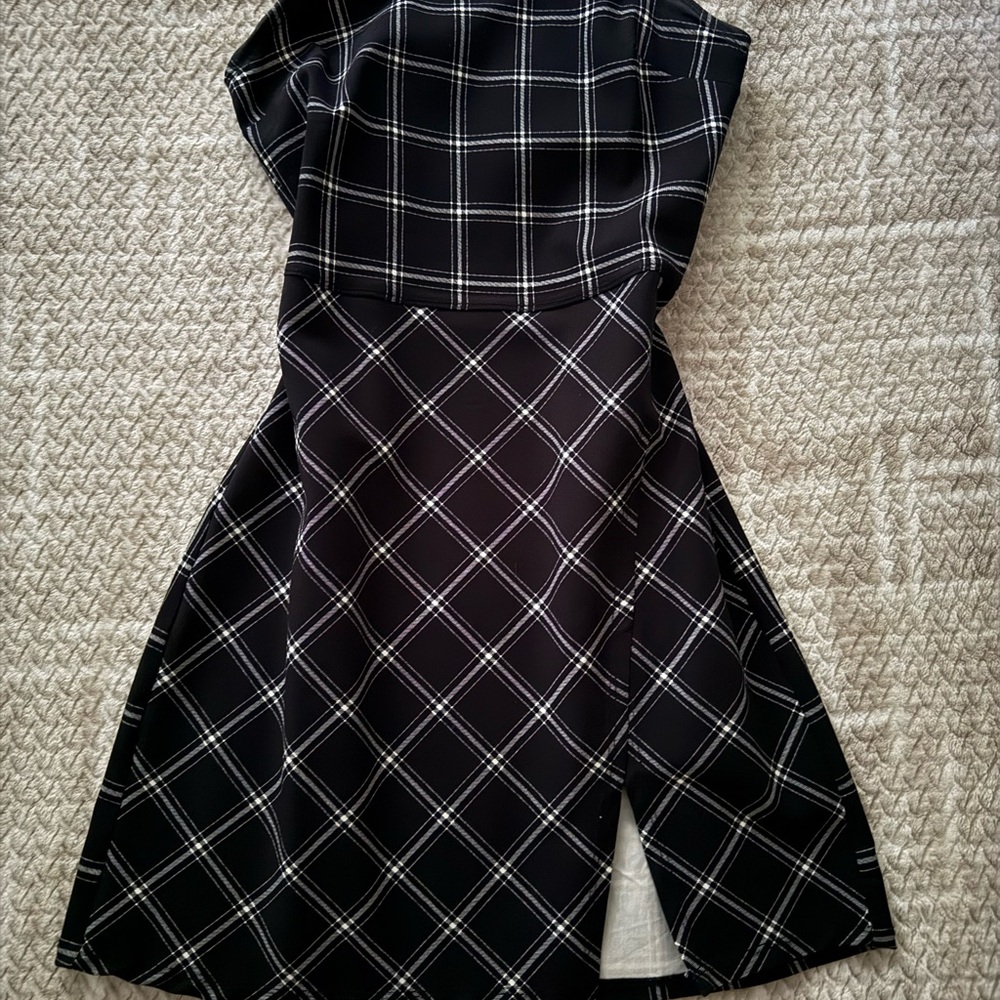 Garage Mini Plaid Dress